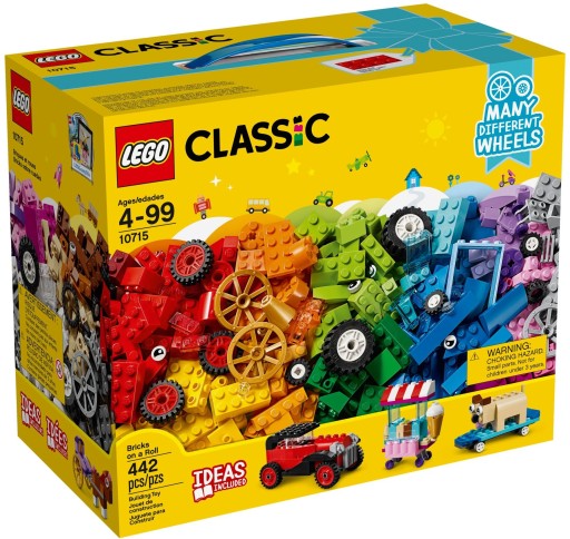 LEGO Classic 10715 Цеглинки на колесах