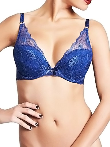 NOWY Chantelle opera koronka push-up stanik 70B 13582294447