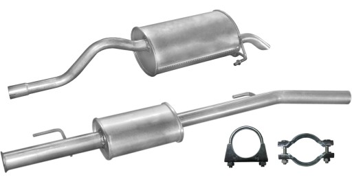 Renault Clio 2 II 1.4 1.6 Глушник в зборі