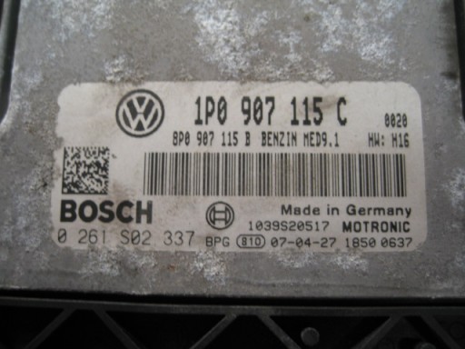 CUPRA II 2,0 TFSI BWJ Centralina Motore 1P0907115C