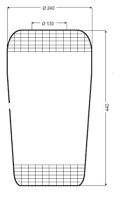 3884 - ВОЗДУШНАЯ ПОДУШКА MAN TGA, IVECO STRALIS