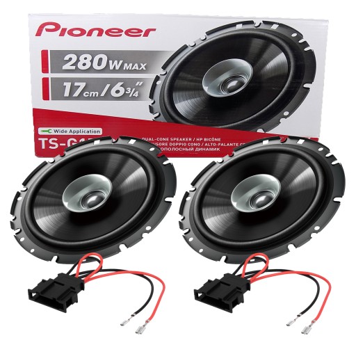 Pioneer колонки VW PASSAT B6 B7 CC Alltrack спереду