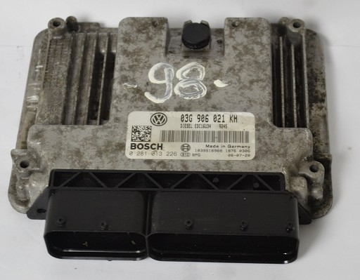 Контроллер компьютера vw bosch 03g906021kh 0281013226