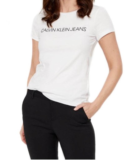 Calvin Klein Jeans Damski T Shirt Koszulka M Hit 8901077019 Allegro Pl