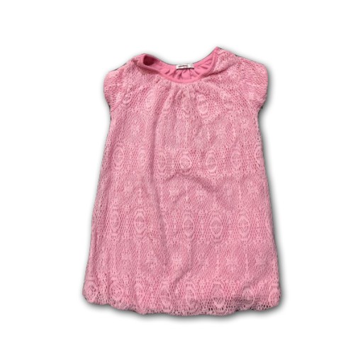 Różowa sukienka materiałowa Ella Moss 12-18 80-86