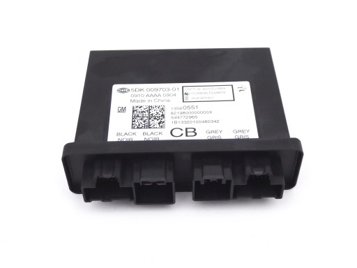 13580551 - Бесключевой замок OPEL INSIGNIA