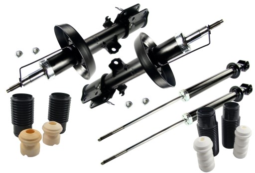 053632,053633,063610x2,4795,3610 - Амортизаторы х4 передние+задние+бамперы+чехлы opel vectra b