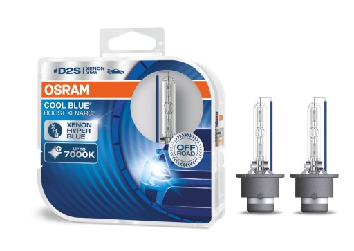 2x XENON ŻARNIK D2S OSRAM COOL BLUE 7000K 66240CBB-HCB za 419,98 zł z  Rybnik -  - (8786799818)