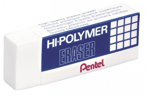Ластик Pentel ZEH-10 білий 1 шт.
