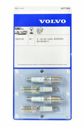 30777349 - Свечи зажигания oe volvo s40 v50 c30 1.8 2.0