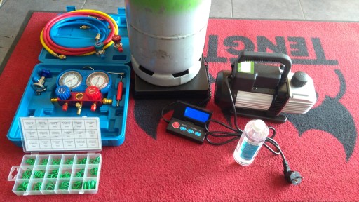 КОМПЛЕКТ ДЛЯ НАПОЛНЕНИЯ КОНДИЦИОНЕРА ВЕС НАСОСА