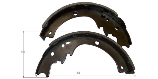 00112854 - ГАЛЬМІВНІ КОЛОДКИ ВИЛОЧНИЙ НАВАНТАЖУВАЧ TOYOTA 5 6 7 8 25