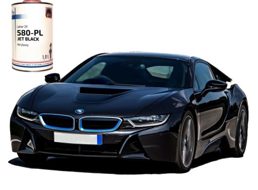 2K акриловий лак для автомобілів чорний глибокий 580 3 L