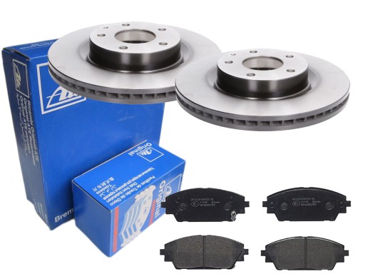 ДИСКИ КОЛОДКИ ATE ПЕРЕДНІ MAZDA 3 BM 295MM
