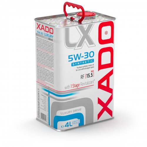 XADO LUXURY DRIVE 5W30 4L + РЕВІТАЛІЗАНТ 1 СТУПІНЬ