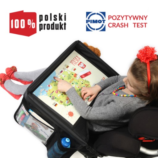 Stolik do fotelika MAPA POLSKI, CRASH TEST