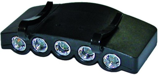 Світлодіодний ліхтарик з затискачем для козирка