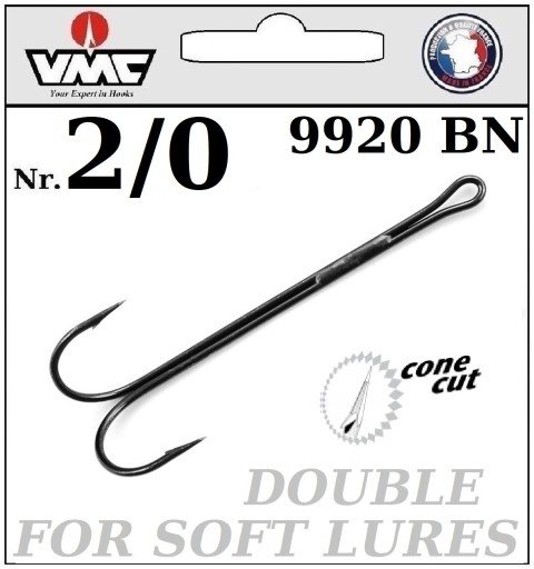 Гачки ґрунтові, спінінгові, тройні VMC 9920 5 шт.