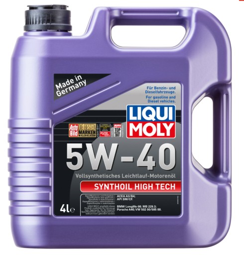 LIQUI MOLY SYNTHOIL HIGH TECH 5W40 4л (2194)