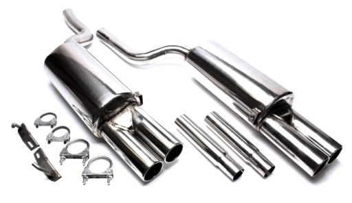 EVOA6QAE276 - AUDI A6 C5 QUATTRO спортивная выхлопная система 2x76mm