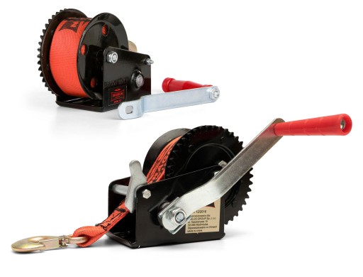 Ручна лебідка DRAGON WINCH DWK16 ремінна 725KG