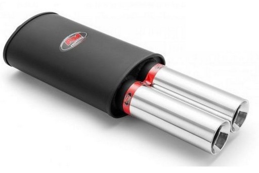 Rm11/63,5 - Сквозной глушитель RM MOTORS 2X76 / монтаж 63,5 RM11