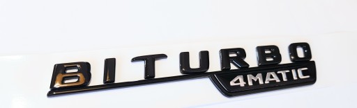 Mercedes C43 GLC43 E43 черные эмблемы Turbo AMG