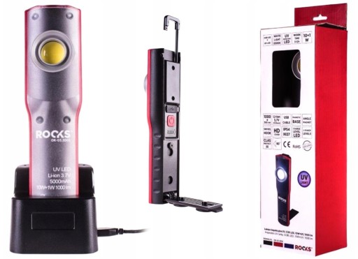 ROOKS 1000LM ИНСПЕКЦИОННАЯ ЛАМПА ДЛЯ МАСТЕРСКОЙ