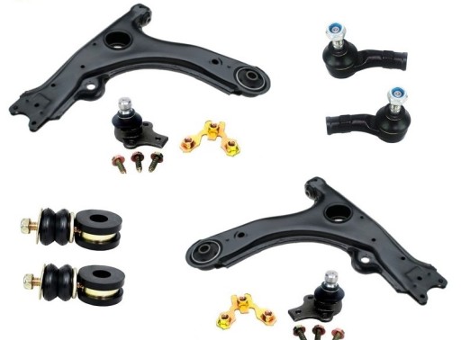 ALL4129A - Поперечные рычаги, шкворни, разъемы, наконечники, vw passat b3 b4 передний комплект 24мм