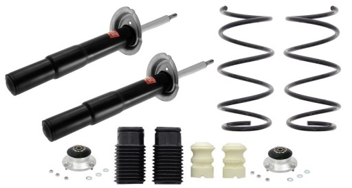 335816 - Амортизаторы kayaba передние пружины bmw 5 e60