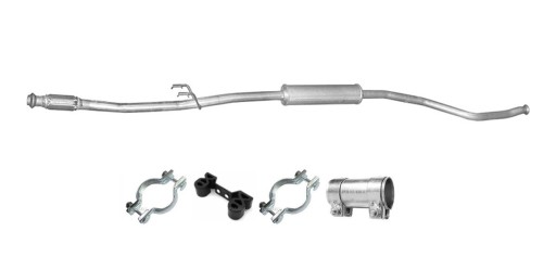 19.17 - PEUGEOT 206 1.4 (03-06) ХЭТЧБЕК СРЕДНИЙ ГЛУШИТЕЛЬ