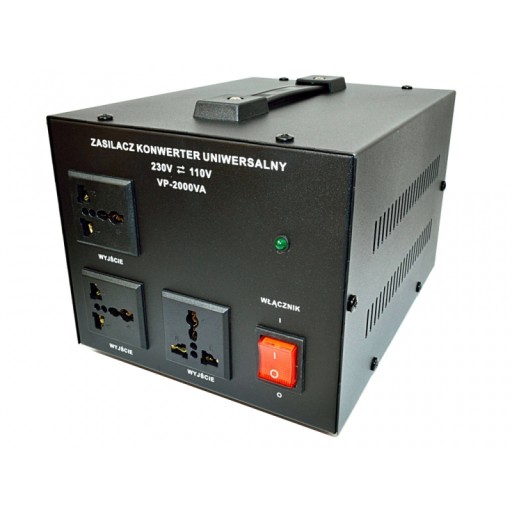 Преобразователь напряжения 230/110 в 2000 Вт + мягкий старт