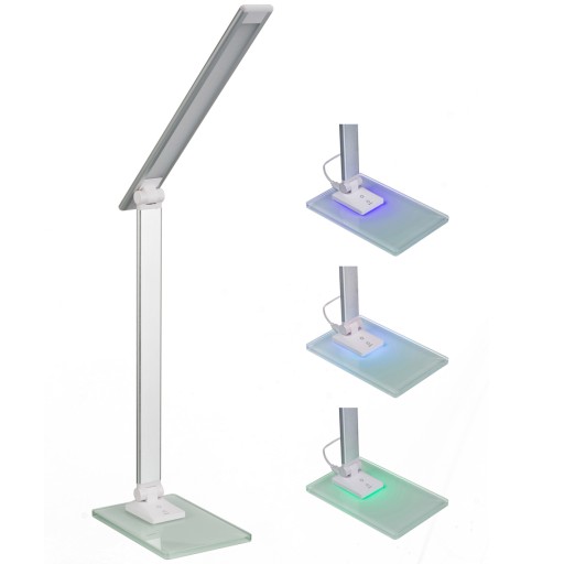 PLATINET Спеціальні настільні плафони сірого та сріблястого кольору потужністю до 6 Вт