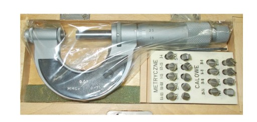 Микрометр для резьбы MMGe / A 0-25 VIS