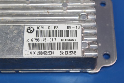 BMW 5 GT F07 F10 F11 control unit computer ICM