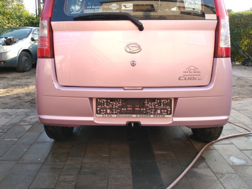 bumper rear rear part DAIHATSU CUORE VI 6 03-07 colour R41