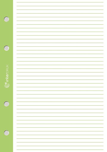 Вкладиш А5/50 для швидкозшивача LINE COLORFUL EDGE