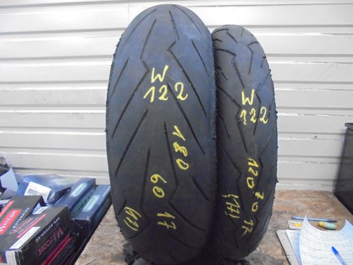 Шины Pirelli DIABLO ROSSO 180 / 60ZR17 + 120 / 70ZR17