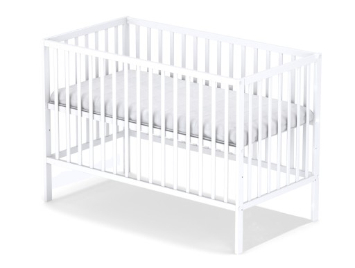 Дерев'яне ліжко Bobas Magda 60х120 см біле