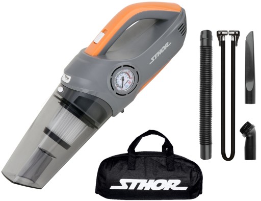 АВТОМОБІЛЬНИЙ ПИЛОСОС БЕЗ МІШКА З КОМПРЕСОРОМ