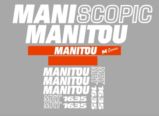 Наклейки MANITOU MRT 1635
