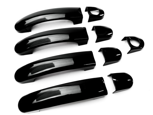 Черные накладки на дверные ручки VW Caddy 4 Caddy IV