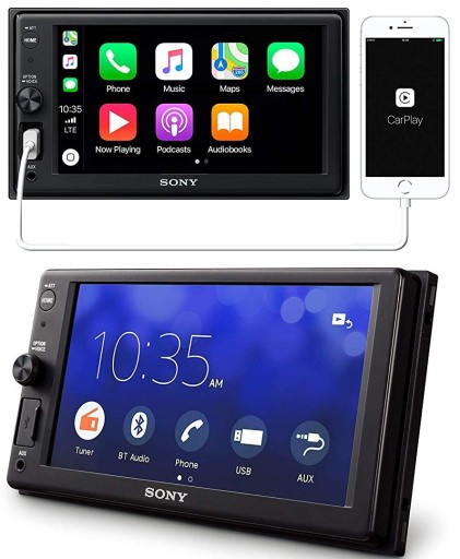 Sony XAV-AX1000 автомобильное радио Apple CarPlay
