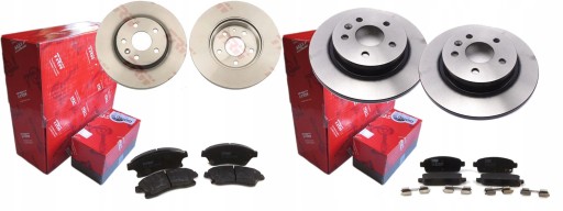 ДИСКИ КОЛОДКИ TRW ПЕРЕДНЯЯ ЗАДНЯЯ OPEL ASTRA IV J 276MM