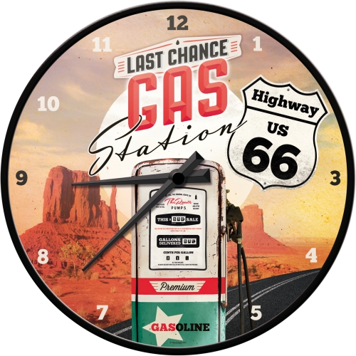 Часы ROUTE 66 US HIGHWAY США металл + стекло