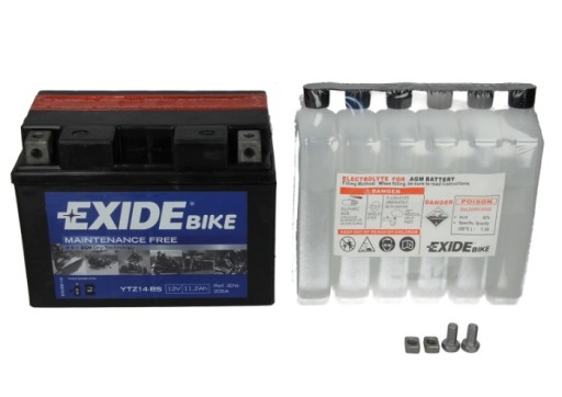 EXIDE YTZ14S ETZ14-BS HONDA VFR800 02-10 V-TEC