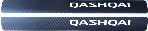 Nissan QASHQAI наклейки на пороги