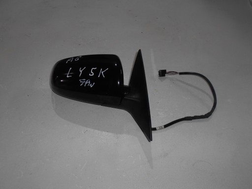 AUDI A6 C6 4F MIRROR RIGHT 7 VERTICAL LY5K EUROPA