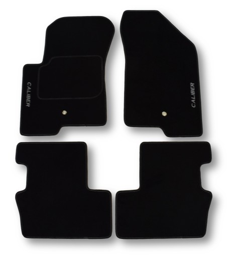 Dodge Caliber Велюрові Килимки Classic + Вишивка