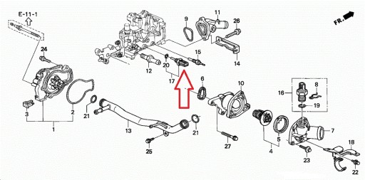 Honda Accord Vi 98-02 Czujnik Temperatury Wody Za 350 Zł Z Komorów - Allegro.pl - (7585267436)